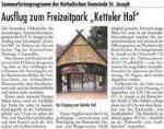 Ausflug zum Freizeitpark "Ketteler Hof"