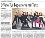 Offene Tür begeisterte mit Tanz
