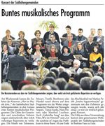 Buntes musikalisches Programm